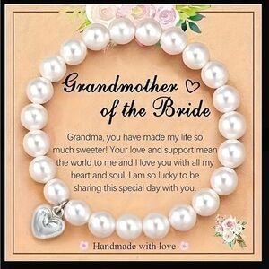 Women’s Wdding Faux Pearl Grandmother Bracelet